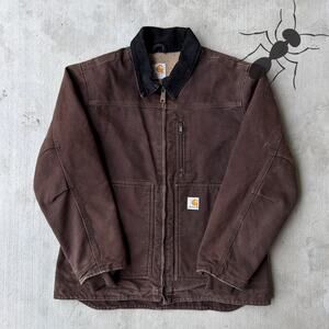 Carhartt WOMENS brown work wear jacket